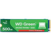 [HD-2880] UNIDAD DE ESTADO SOLIDO SSD INTERNO WD GREEN SN350 500GB M.2 2280 NVME PCIE GEN3 LECT.2400MBS ESCRIT.1500MBS PC LAPTOP MINIPC WDS500G2G0C